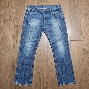 Ralph Lauren Denim & Supply Polo Jeans Distressed Slouch Mens 34 (36x30)